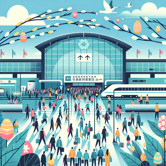 Holiday exodus: 1.1 million border crossings on first day of Easter-Qingming break