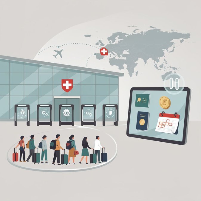 Le lancement de l’ETIAS repoussé à 2027 après le chaos du Système d’Entrée/Sortie – ce que cela signifie pour les voyages en Suisse