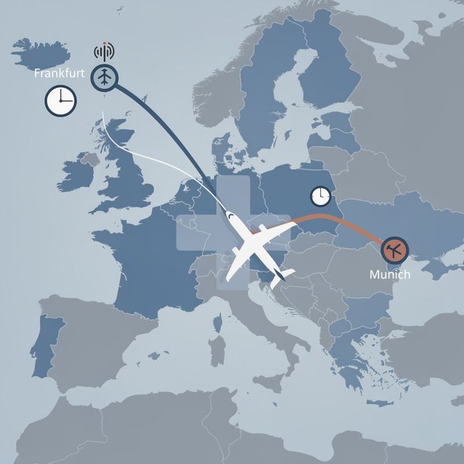 Medical emergency diverts Thessaloniki–Frankfurt flight to Munich, testing hub contingency plans