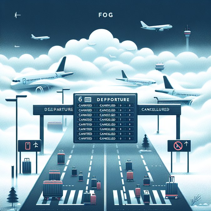 Densa niebla paraliza vuelos en el norte de India; IndiGo cancela más de 90 vuelos y aerolíneas emiten alertas a nivel nacional