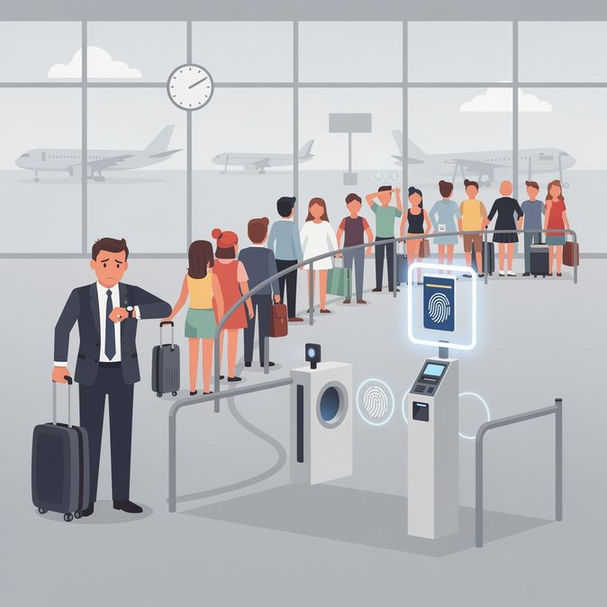 New EU Entry/Exit System Triggers Two-Hour Queues at Stuttgart Airport