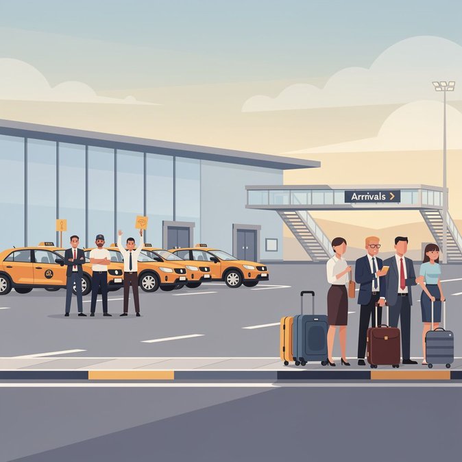 Les chauffeurs de taxi de l’aéroport de Paphos menacent de faire une grève illimitée à cause du manque de places de stationnement