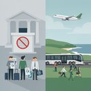 Nationwide public-sector strike spares airports but shutters many mobility-critical offices