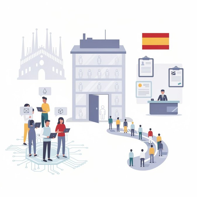 Le taux de vacance de 78 % dans le secteur technologique espagnol relance le débat sur l'importation de talents numériques