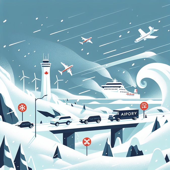 Newfoundland & Labrador Storm Spurs Ferry Cancellations and Flight Alerts