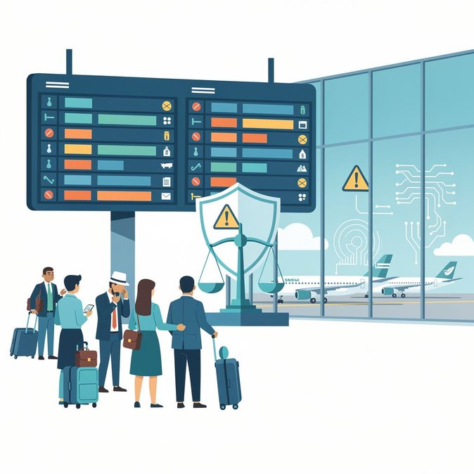الهيئة التنظيمية تذكّر شركات الطيران بمسؤوليات التعويض بعد فوضى NATS