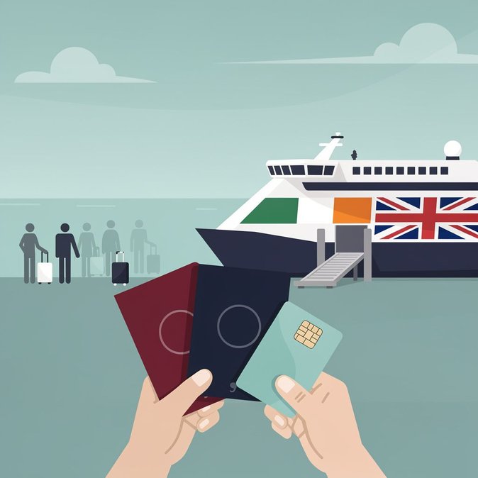爱尔兰渡轮与斯堪纳航线开始执行爱尔兰与英国之间仅限护照通行政策