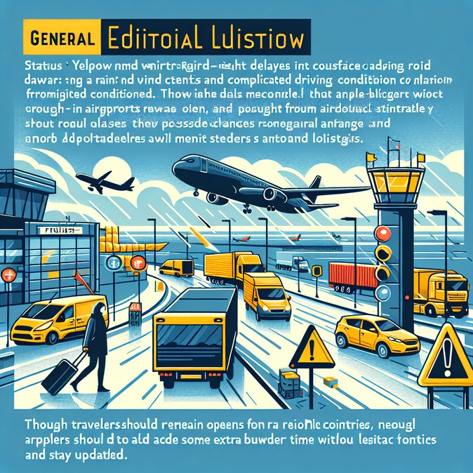 Status-Yellow rain and wind warnings bring nationwide travel-disruption alert