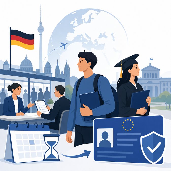 Germany clarifies 18-month Post-Study Work Pathway for 2026 graduates