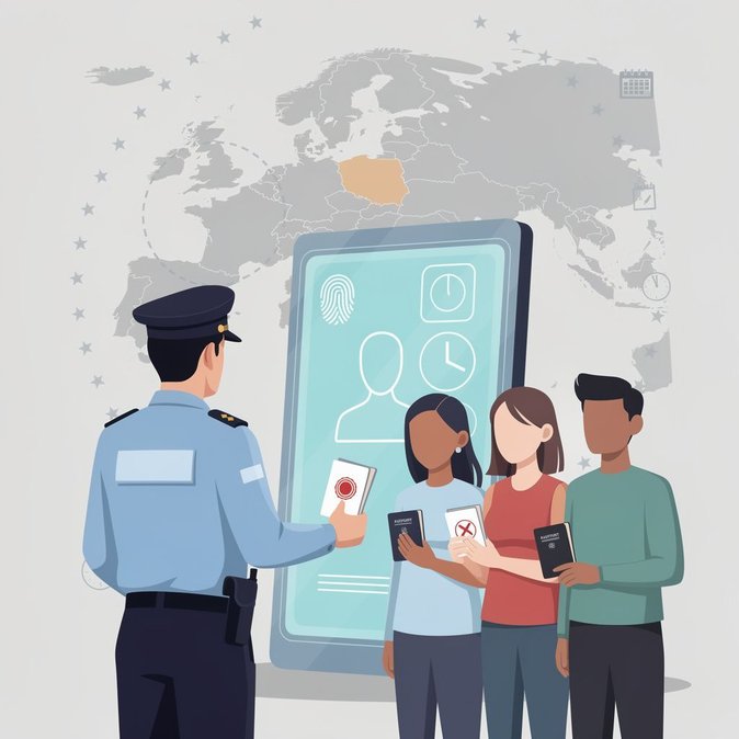 La garde-frontière polonaise interpelle des ressortissants colombien, indonésien et philippin pour infractions à la législation sur l'immigration