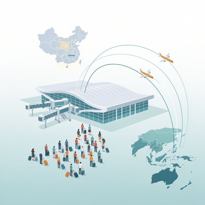 Kunming Airport Reports 28 700 Cross-Border Passengers, Southeast Asian Traffic Booms
