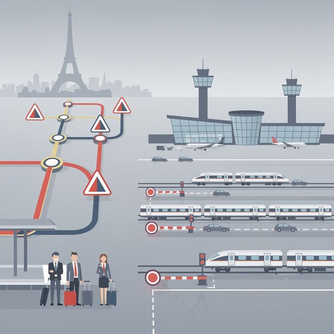 National strike set for 29 September could hit rail links to Paris airports