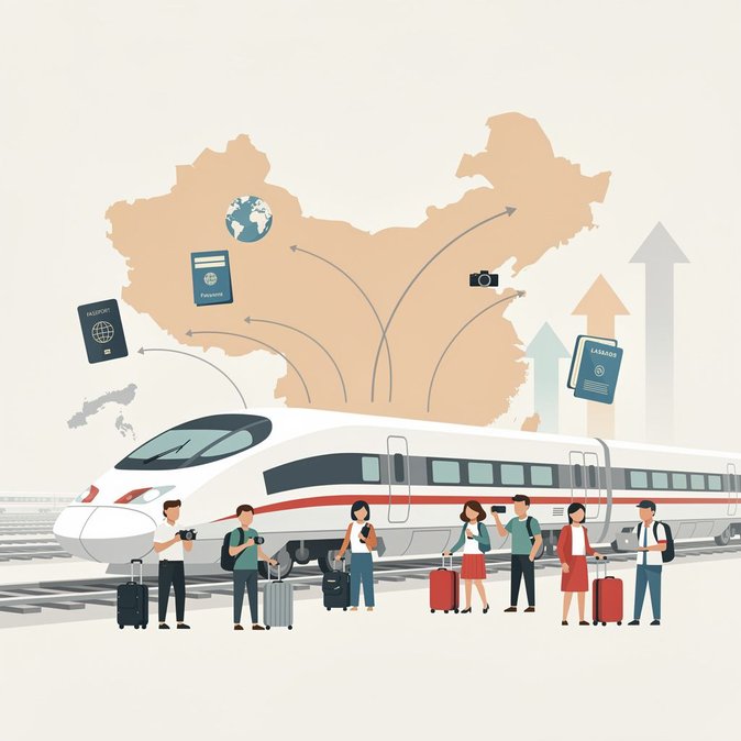 China’s Railway Network Handles Record 3.32 Billion Passenger Trips in Jan-Aug, Foreign Travel Surges on Visa-Free Transit