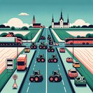 Polish Farmer Blockades Slow Traffic on Germany’s Eastern Gateways