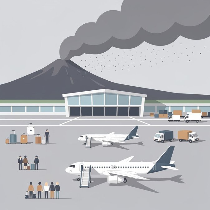 Les cendres de l’Etna entraînent la fermeture totale de l’aéroport de Catane Fontanarossa pour toute la journée