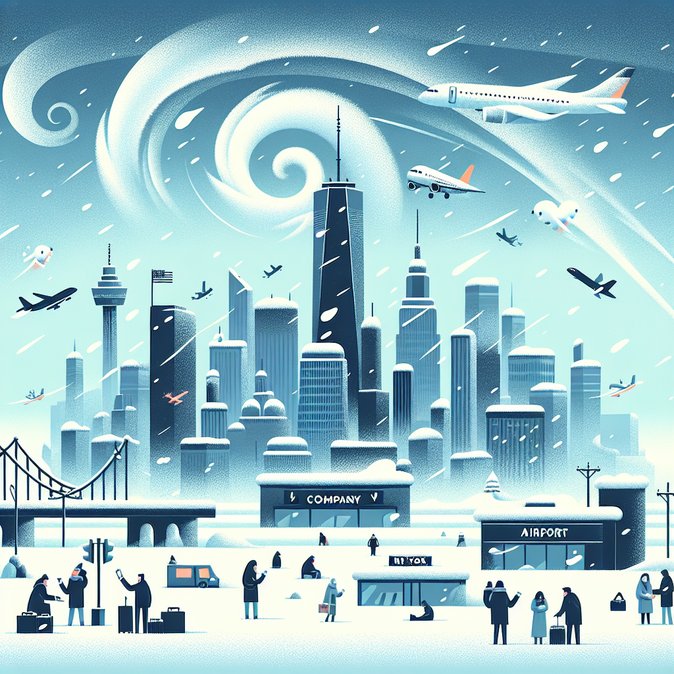 Polar-Vortex Snowstorm Delays 2,800+ Flights and Shuts Key US Airports