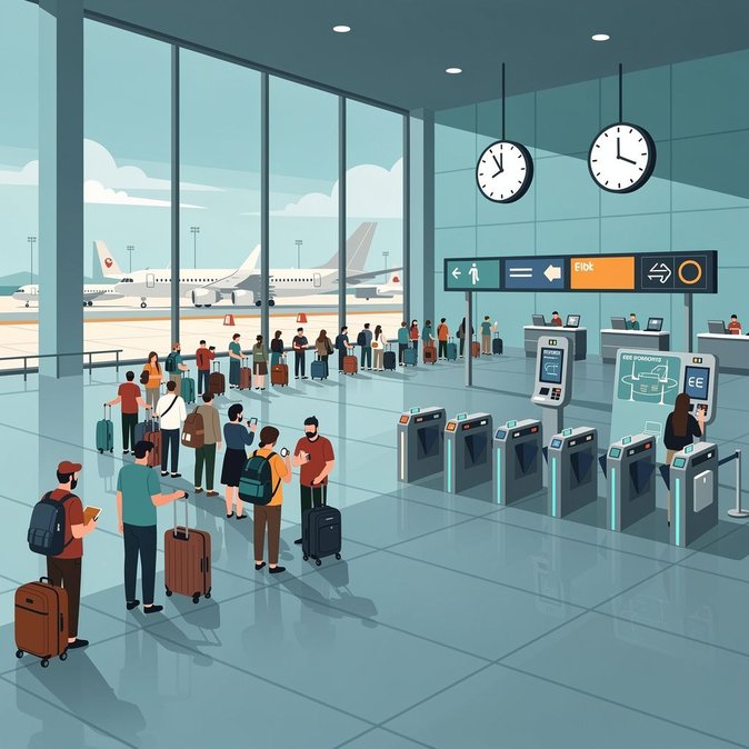 EU Entry/Exit System Still Causing 50-Minute Arrival Queues at Prague Airport