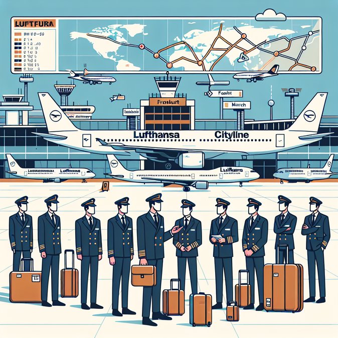 Lufthansa CityLine Pilots Call Strike Vote, Threatening March Flight Schedule