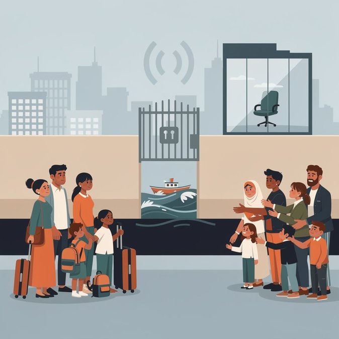 Congelación en la reunificación familiar deja varados a 16,000 familiares, advierte el Consejo de Refugiados