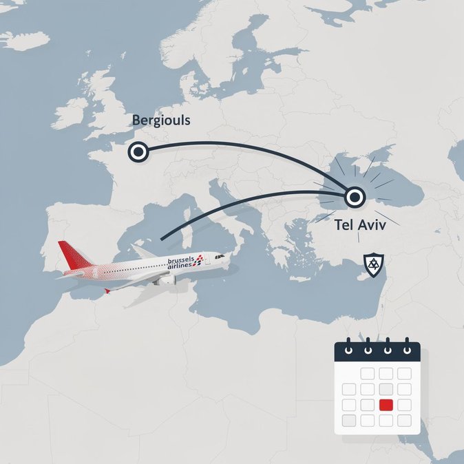 Brussels Airlines to relaunch weekly Tel Aviv route from 1 August after five-month suspension