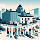 Women-led protest at Citywest hotel keeps spotlight on asylum tensions