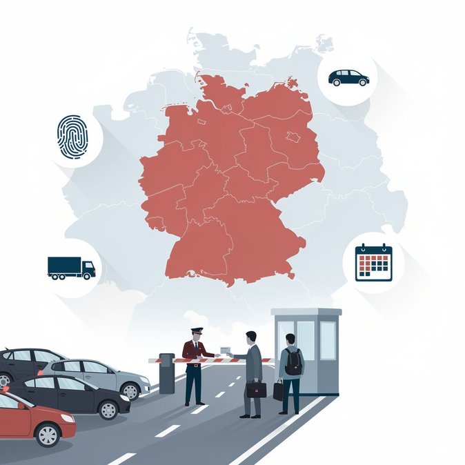 L'Allemagne rétablit des contrôles temporaires aux frontières terrestres à partir du 16 septembre