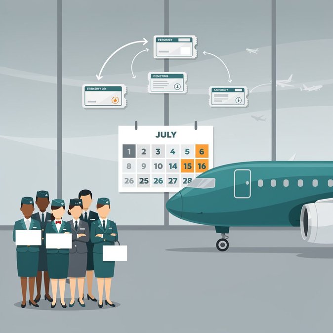 WestJet waives change fees as flight-attendant strike deadline looms for long weekend travellers