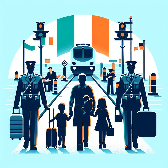 Suspected People-Smuggler Charged After Afghan Family Travels Dublin-to-Belfast Train Route