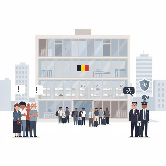 Bruselas inaugura centro de asilo con 350 plazas en Auderghem sin aviso previo al público