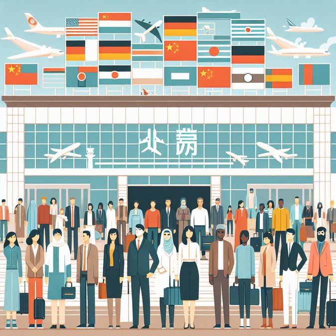 Visa-free arrivals to China jump 14.7 % over May Day break