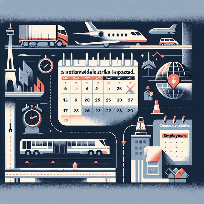 Nation-wide transport-strike calendar published for late November—business travellers urged to review itineraries