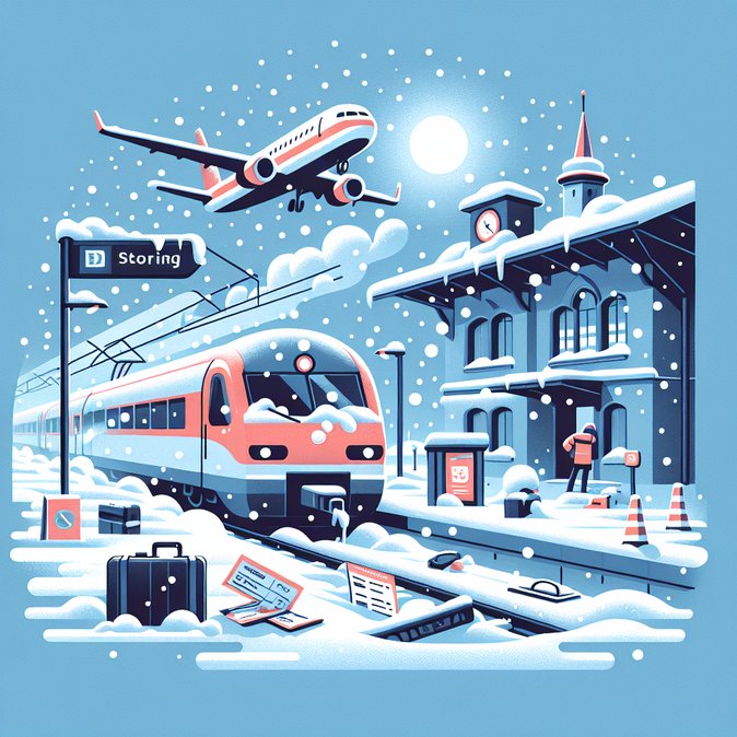 Dutch Blizzard Paralyzes Arnhem Rail Hub, Stranding Nightjet Zürich Sleepers and Basel ICE Services