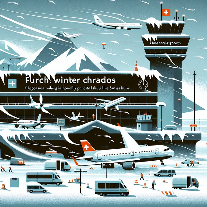 Winter Storm Disrupts Zurich & Geneva Airports, Triggering 244 Flight Delays on New-Year’s Eve