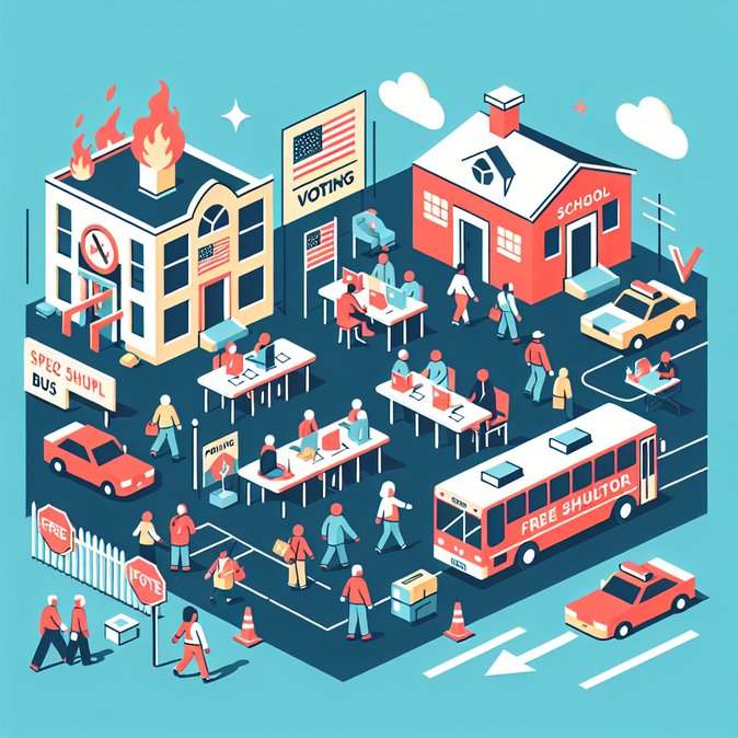 Navettes gratuites et modifications des bureaux de vote pour faciliter l’accès aux urnes des électeurs déplacés