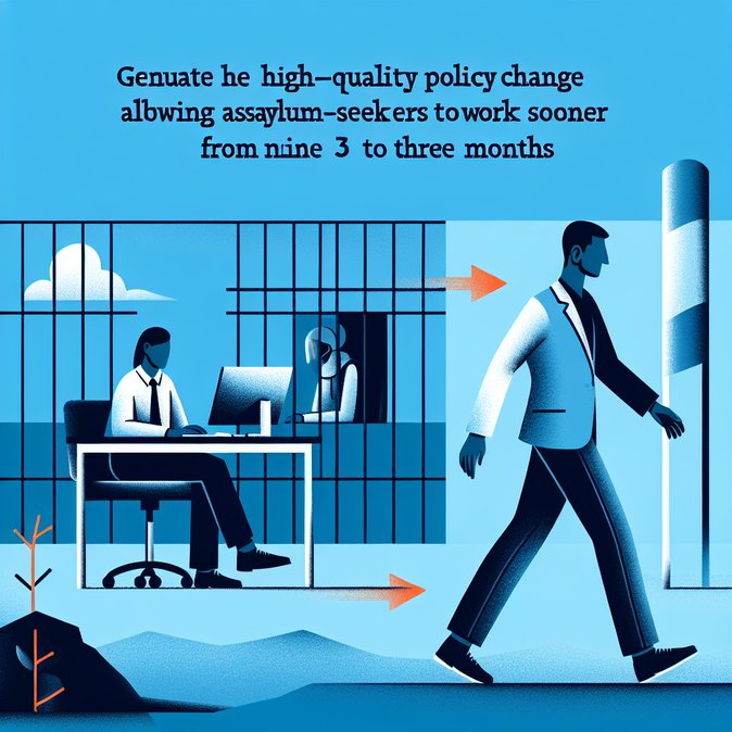 Germany Plans to Let Asylum-Seekers Work After Only Three Months