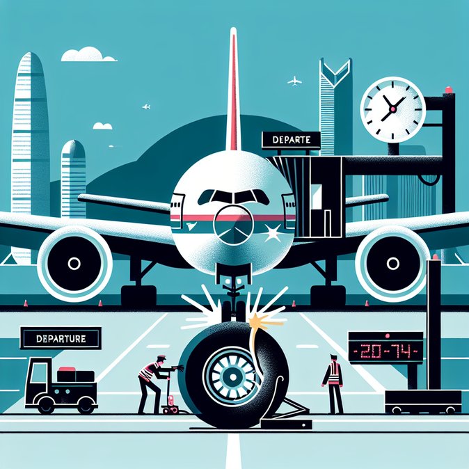 Burst tyre forces Cathay Pacific flight back to Hong Kong, delaying Melbourne-bound travellers