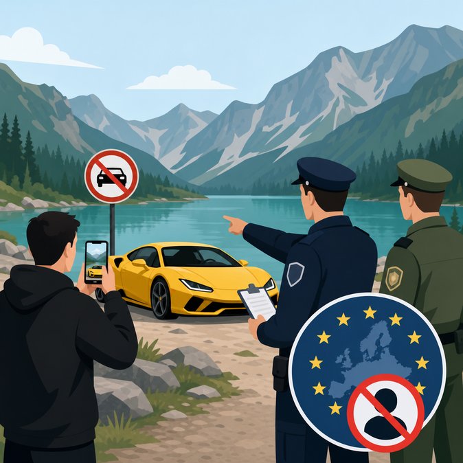 Five-Year Schengen Ban Sought for Ukrainian Influencer after Illegal Car ‘Stunt’ in Tatra National Park