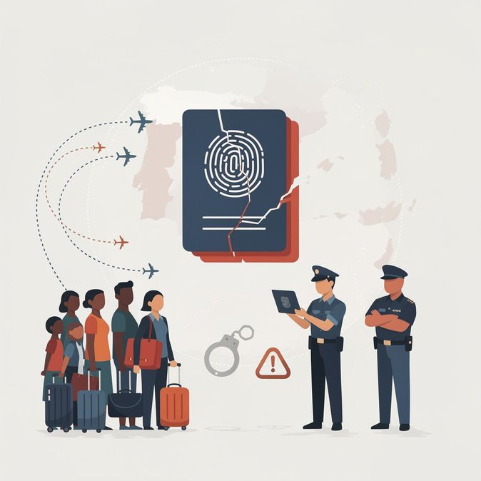 西班牙警方破获走私团伙,利用伪造护照将多米尼加人非法带入申根区