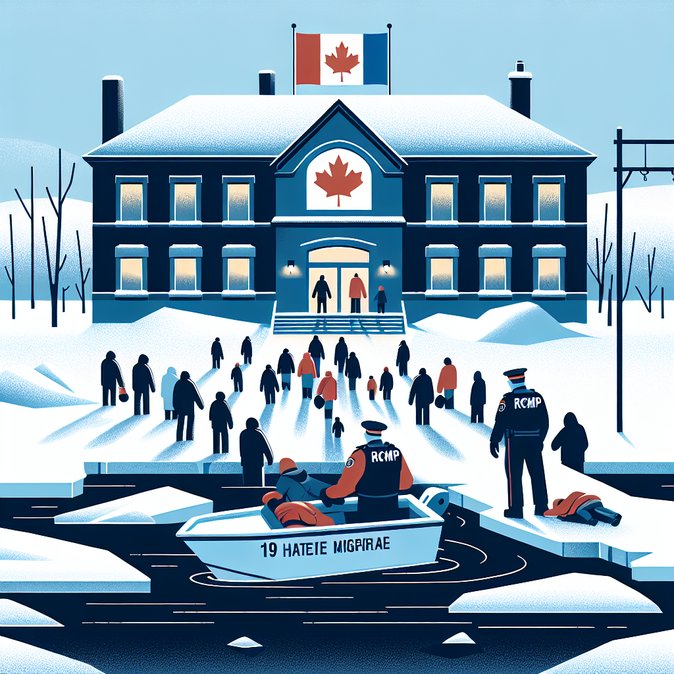 Nineteen Haitian Migrants Rescued After Dangerous Night Crossing Into Quebec