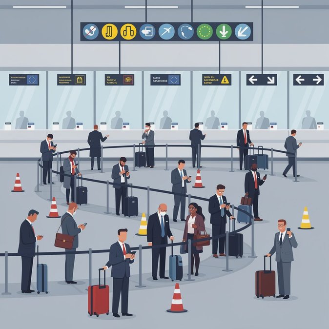 Traveller reports highlight continued passport-control bottlenecks at Paris-CDG despite biometric waiver