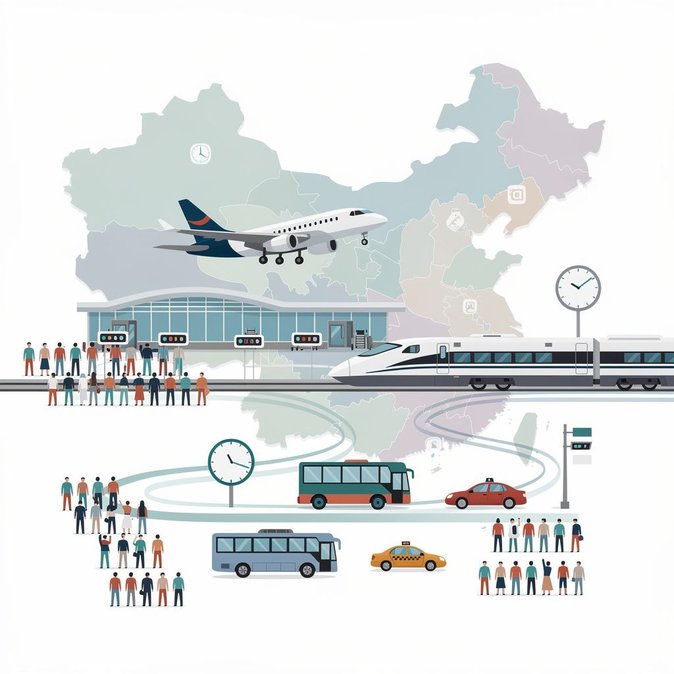 China Logs 21.42 Billion Passenger Journeys Over National Day, Pressure Eases on Airports