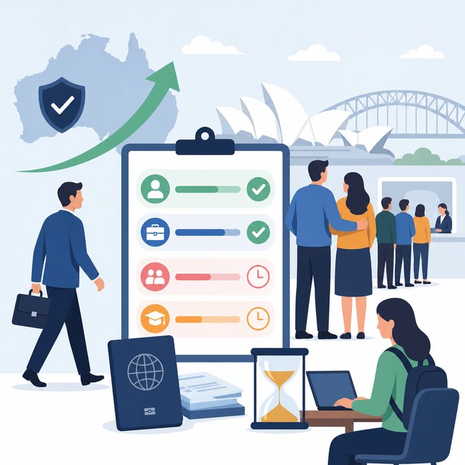 Home Affairs’ May figures show skilled-visa processing times edging lower while partner visas lengthen
