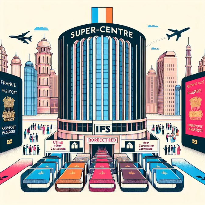 VFS Global to Create New Delhi ‘Visa Super-Centre’, Redirecting French Schengen Applicants