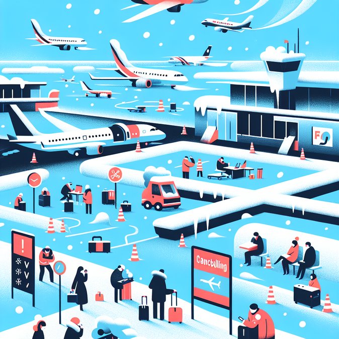 French Airports See 466 Flight Disruptions in Single Day, Underscoring Winter Capacity Strain