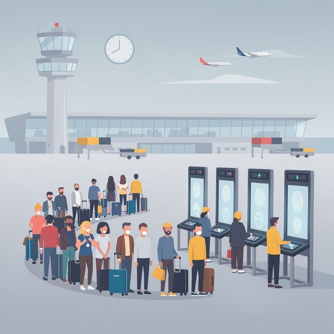 Le nouveau système d'entrée/sortie de l'UE provoque des files d'attente de cinq heures aux aéroports de Francfort et Munich