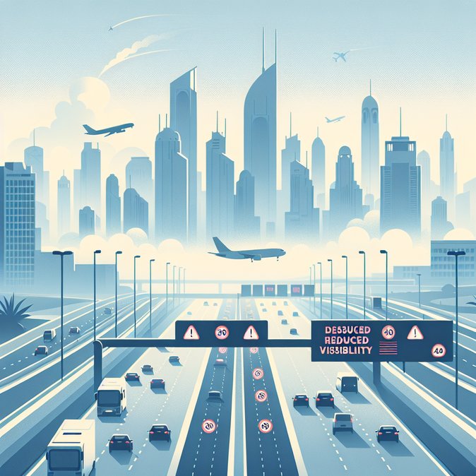 Red-Alert Fog Blankets UAE, Triggering Speed Caps and Flight-Status Warnings at Dubai Airports