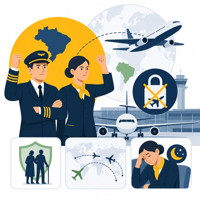Pilots and Cabin Crew Threaten Nationwide Strike Over Safety and Labour Reforms