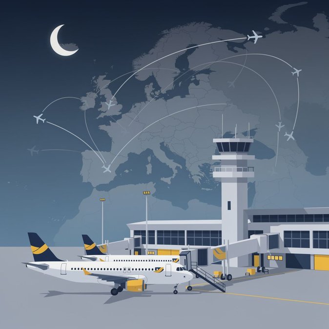 Huelga nocturna de controladores aéreos en Charleroi provoca la cancelación de 46 vuelos el 19 de septiembre