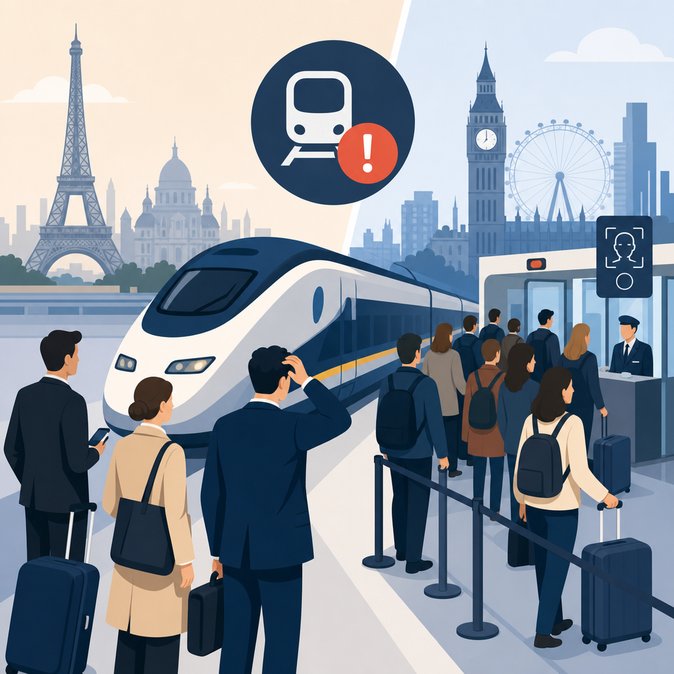 Eurostar warns of same-day delays as EU border checks snarl 25 May services