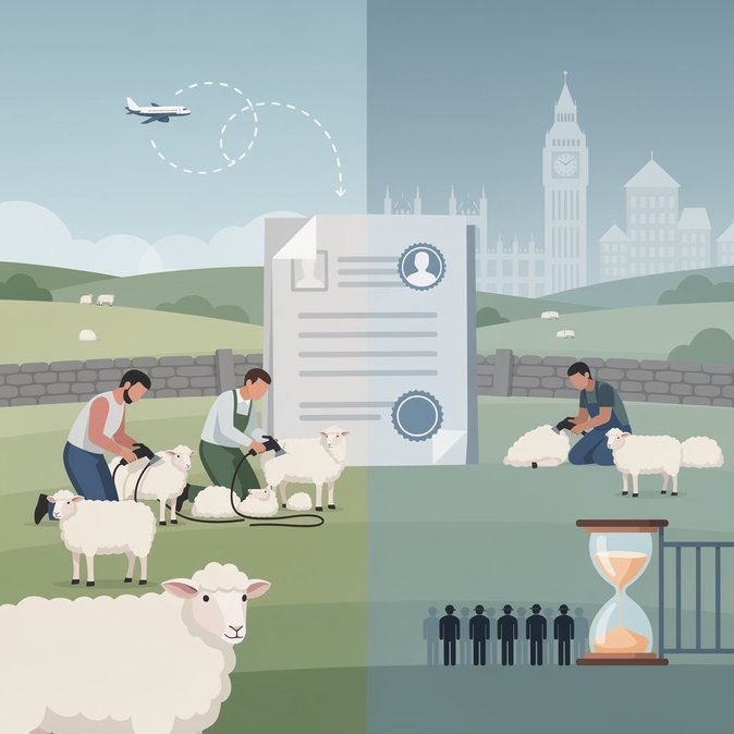 Final season for Overseas Shearers visa concession pledges tight labour market for UK farms